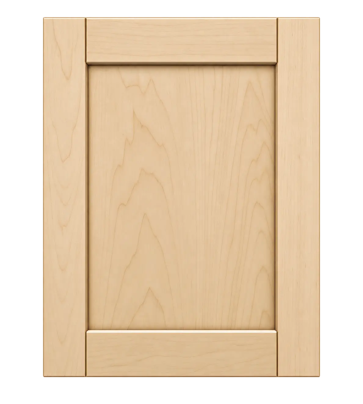 Light natural wood cabinet finish sample