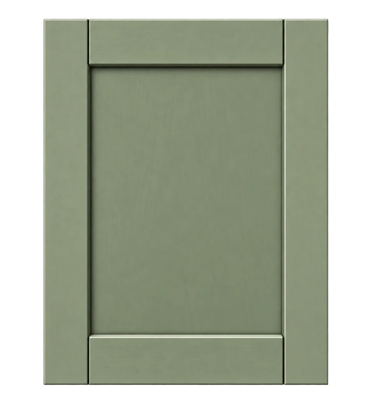 Olive green kitchen cabinet finish
